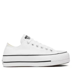 Sneakers Platform CONVERSE Chuck Taylor All Star in Canvas Bianca