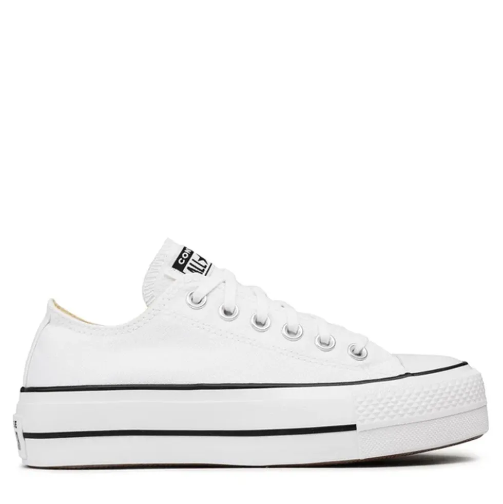 Sneakers Platform CONVERSE Chuck Taylor All Star in Canvas Bianca