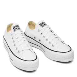 Sneakers Platform CONVERSE Chuck Taylor All Star in Canvas Bianca
