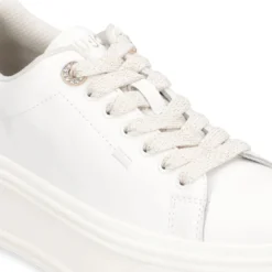 Sneakers Platform LIU JO Selma 16 in Pelle Bianca