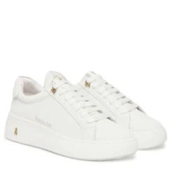 Sneakers Platform PATRIZIA PEPE Girl in Pelle Bianca