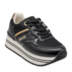 Sneakers Running 1A Classe Alviero Martini Nere con Dettaglio stampa Geo Beige 2441