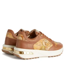 Sneakers Running 1A Classe Alviero Martini linea Geo Road Tibet in Eco Nappa Marrone 1205