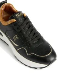 Sneakers Running 1A Classe Alviero Martini linea Geo Road Imperia By Night in Eco Nappa Nera 1206