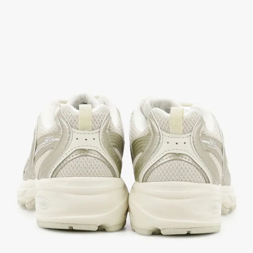 Sneakers Running Donna NEW BALANCE 530 in Tessuto Sintetico e Mesh Gold Metallic e Linen