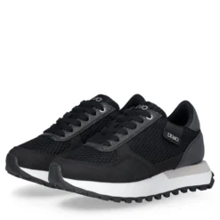 Sneakers Running LIU JO Evelyn 915 in Microfibra e Mesh Nero