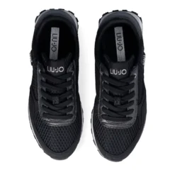 Sneakers Running LIU JO Evelyn 915 in Microfibra e Mesh Nero