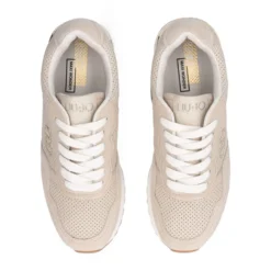 Sneakers Running LIU JO Maxi Wonder Low 02 Bis in Suede Traforato Beige