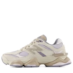 Sneakers Running NEW BALANCE 9060 in Pelle e Mesh Timberwolf e Driftwood