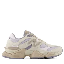 Sneakers Running NEW BALANCE 9060 in Pelle e Mesh Timberwolf e Driftwood