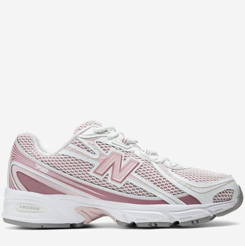 Sneakers Running NEW BALANCE 740 in Tessuto Sintetico e Mesh colore Rosewood White