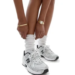 Sneakers Running NEW BALANCE 740 in Tessuto Sintetico e Mesh colore White Metallic Silver e Black