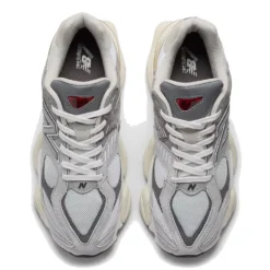 Sneakers Running NEW BALANCE 9060 in Suede e Tessuto Rain Cloud Castlerock e White