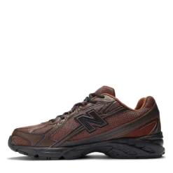 Sneakers Running NEW BALANCE 740 in Tessuto Sintetico e Mesh Relic Brown con Pumpernickel