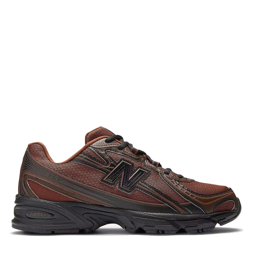 Sneakers Running NEW BALANCE 740 in Tessuto Sintetico e Mesh Relic Brown con Pumpernickel