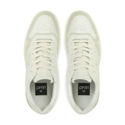 Sneakers Uomo LIU JO Boy 02 in Pelle Bottalata Off White