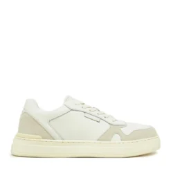 Sneakers Uomo LIU JO Boy 02 in Pelle Bottalata Off White