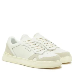 Sneakers Uomo LIU JO Boy 02 in Pelle Bottalata Off White