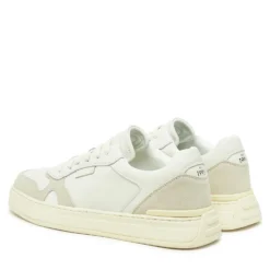 Sneakers Uomo LIU JO Boy 02 in Pelle Bottalata Off White