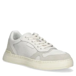 Sneakers Uomo LIU JO Boy 02 in Suede e Mesh Off White