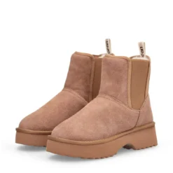 Stivaletti Donna Imbottiti LIU JO Juny 02 in Suede color Cognac