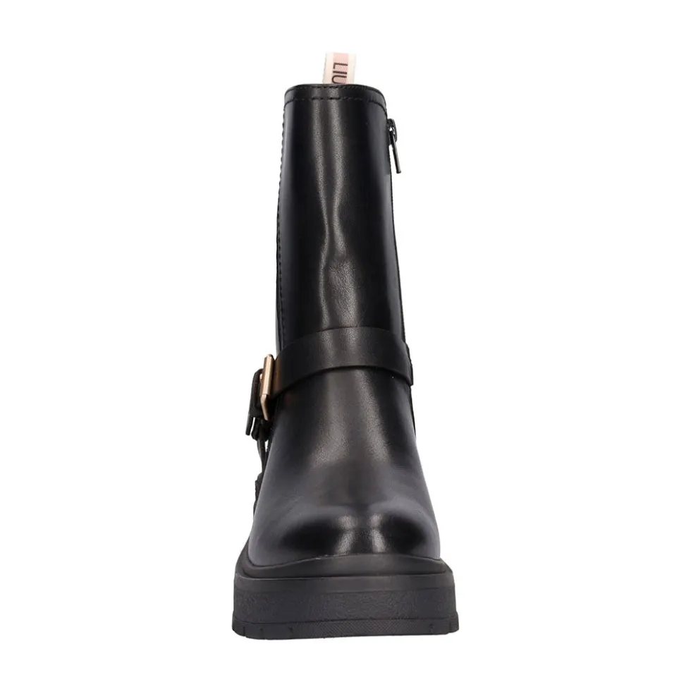 Stivaletti Donna LIU JO Andrea 03 Neri con Dettagli Bold