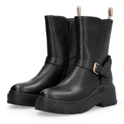 Stivaletti Donna LIU JO Andrea 03 in Pelle Nera con Dettagli Bold
