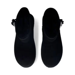 Stivaletti Donna Platform Imbottiti LIU JO Jane 09 in Suede Nero con Frange