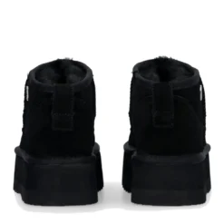 Stivaletti Donna Platform LIU JO Jane 01 Imbottiti in Suede Nero