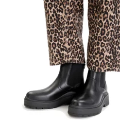 Stivaletti Platform Donna LIU JO Andrea 01 in Pelle Nera