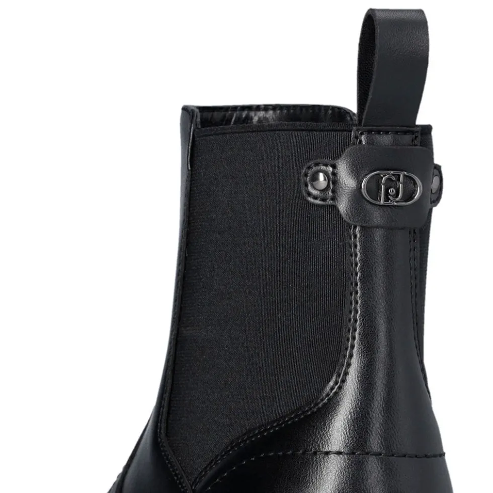 Stivaletti Platform Donna LIU JO Andrea 01 in Eco Pelle Nera