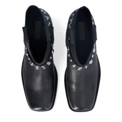 Stivaletti Texani Donna LIU JO Roxy 01 in Pelle Nera con Borchie