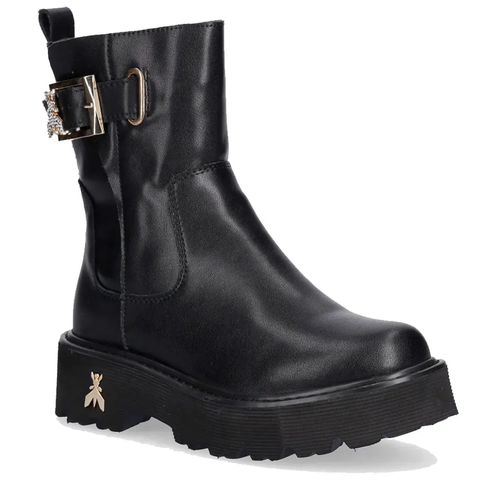 Stivali PATRIZIA PEPE Girl linea Fly Strass in Pelle Nera
