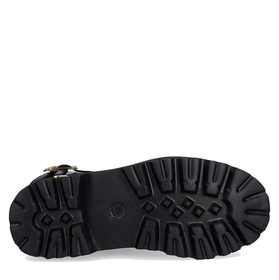Stivali PATRIZIA PEPE Girl linea Fly Strass in Pelle Nera