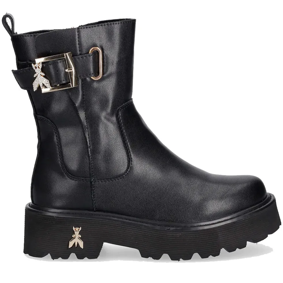Stivali PATRIZIA PEPE Girl linea Fly Strass in Pelle Nera