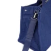 Tote Bag Large LIU JO in Maglia Blu Scuro con Logo Jacquard