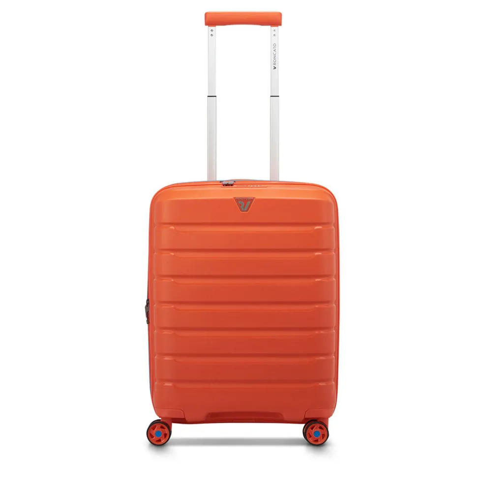 Trolley Cabina Espandibile Rigido 4 Ruote RONCATO Linea B-Flying colore Arancio Brillante