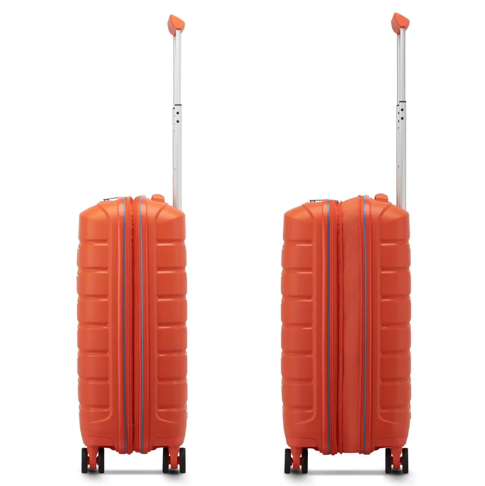 Trolley Cabina Espandibile Rigido 4 Ruote RONCATO Linea B-Flying colore Arancio Brillante