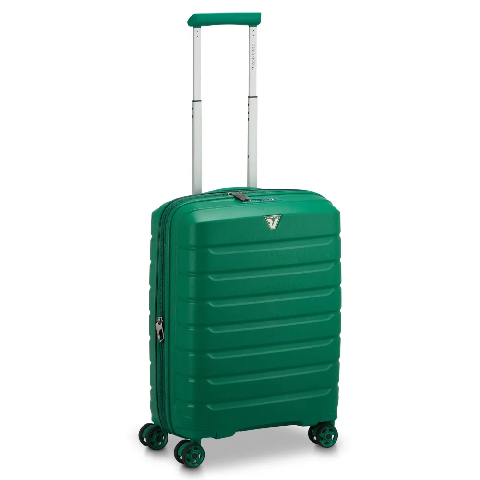 Trolley Cabina Espandibile Rigido 4 Ruote RONCATO Linea B-Flying colore Verde Brillante