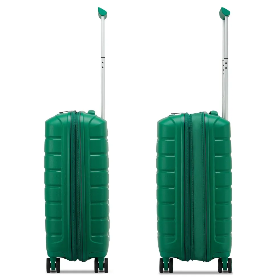 Trolley Cabina Espandibile Rigido 4 Ruote RONCATO Linea B-Flying colore Verde Brillante