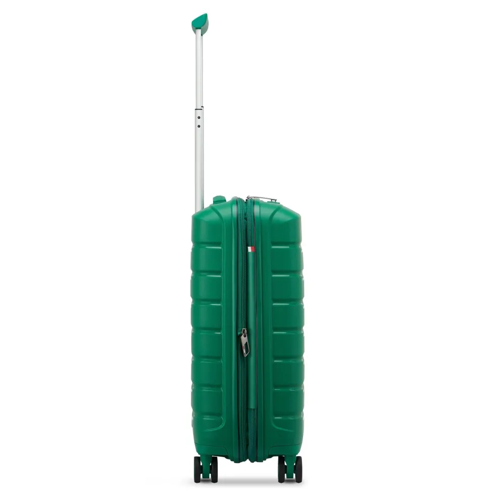 Trolley Cabina Espandibile Rigido 4 Ruote RONCATO Linea B-Flying colore Verde Brillante