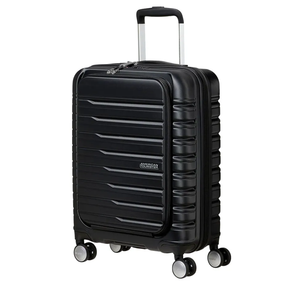Trolley Cabina Rigido Easy Access 4 Ruote AMERICAN TOURISTER linea Flashline colore Shadow Black