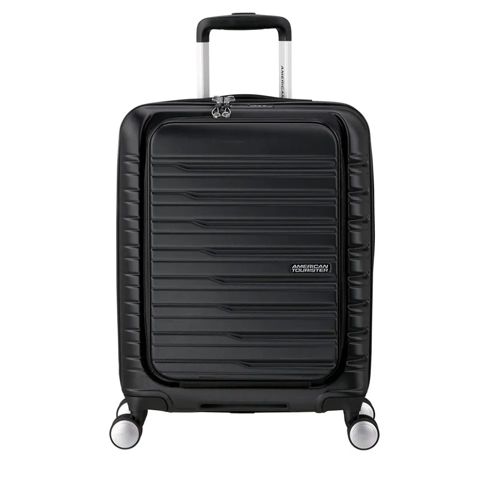 Trolley Cabina Rigido Easy Access 4 Ruote AMERICAN TOURISTER linea Flashline colore Shadow Black