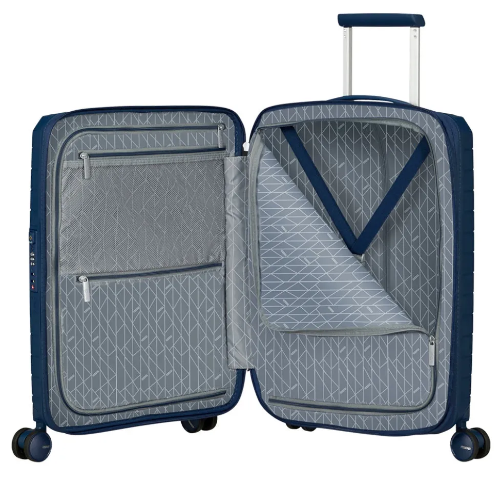 Trolley Cabina Rigido Espandibile 4 Ruote AMERICAN TOURISTER linea FastForward colore Navy Blue