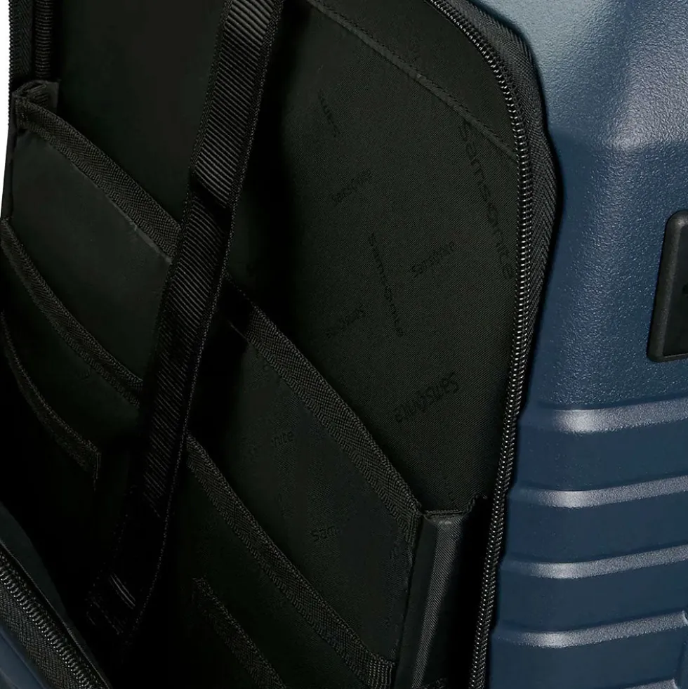 Trolley Cabina Rigido Espandibile 4 Ruote SAMSONITE linea Intuo Easy Access Blu Notte