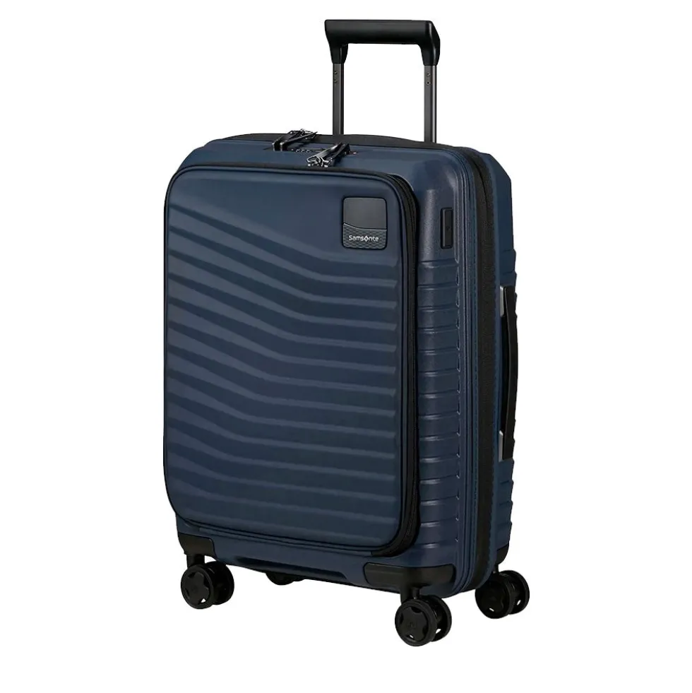 Trolley Cabina Rigido Espandibile 4 Ruote SAMSONITE linea Intuo Easy Access Blu Notte