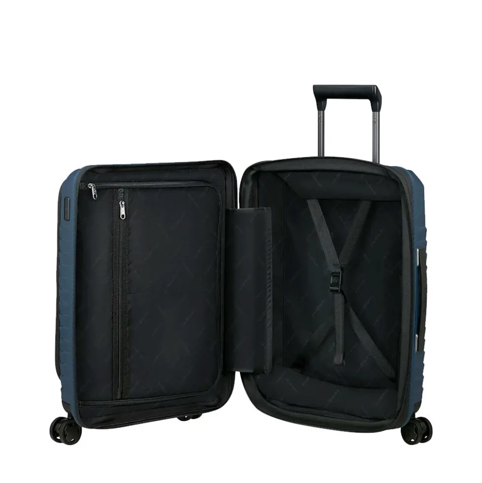 Trolley Cabina Rigido Espandibile 4 Ruote SAMSONITE linea Intuo Easy Access Blu Notte
