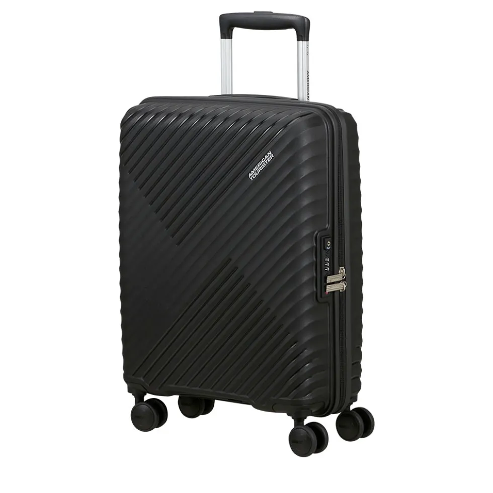 Trolley Cabina Rigido 4 Ruote AMERICAN TOURISTER linea Diablast colore Black Code