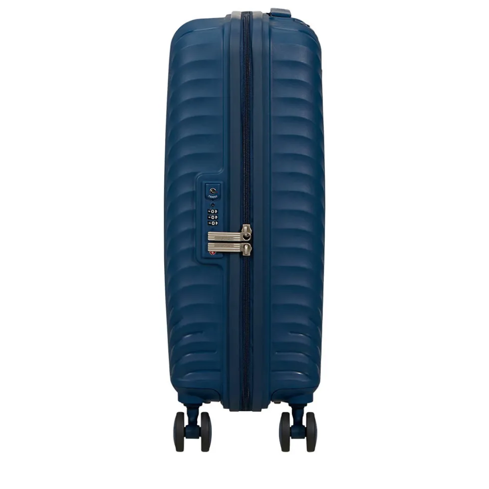 Trolley Cabina Rigido 4 Ruote AMERICAN TOURISTER linea Diablast colore Darkwave Blue