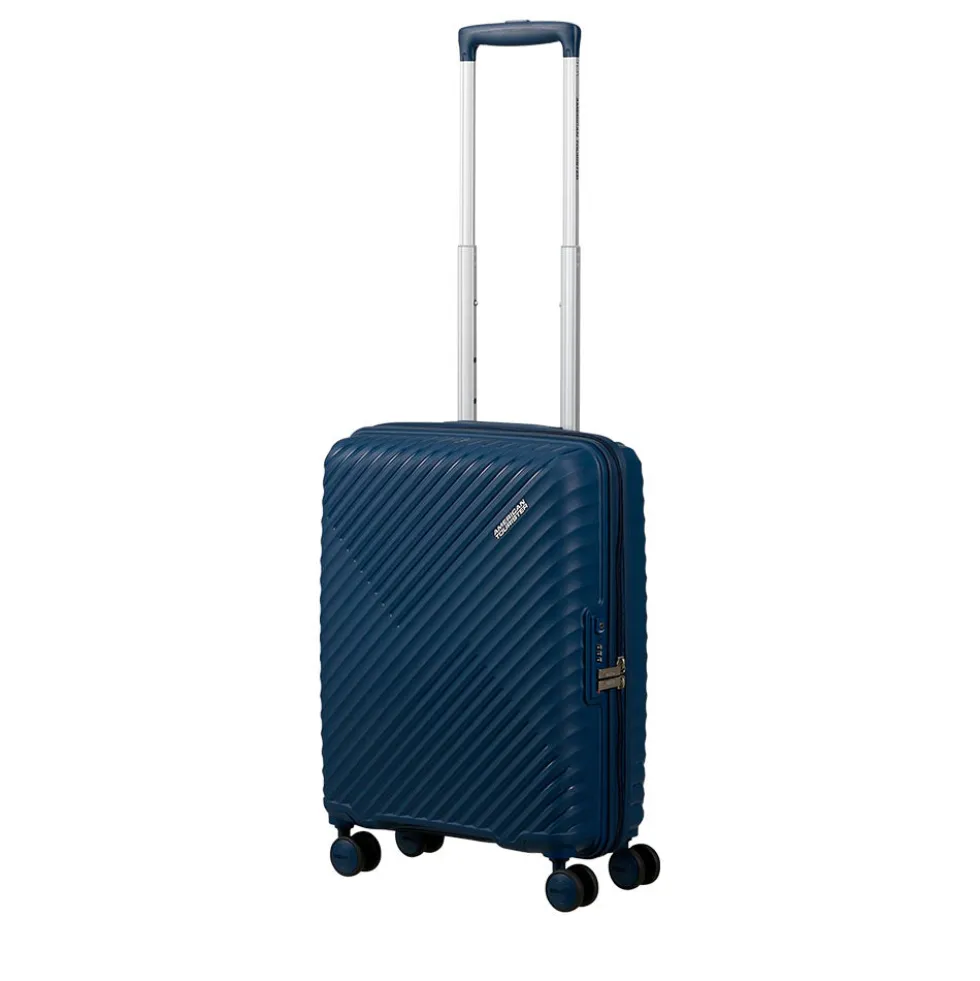 Trolley Cabina Rigido 4 Ruote AMERICAN TOURISTER linea Diablast colore Darkwave Blue